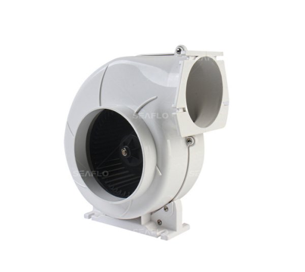 Αεραγωγός SEAFLO BT 320FM με βάση Ø100mm (12V ή 24V) 1 SEAFLO BT 320FM marine blower with base 12V 24V 100mm