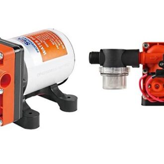 Seaflo pressure diaphragm pump 11.3 L/min for quiet flush marine toilets 12V 24V