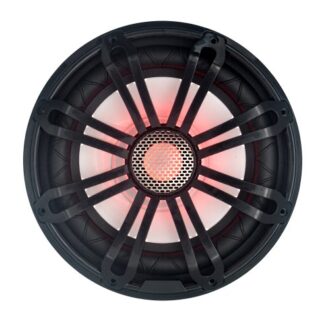 10-inch marine subwoofer with RGB lighting