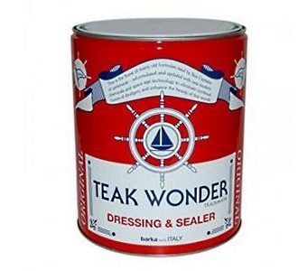Teak Wonder Dressing & Sealer 4 Lt can for teak wood protection