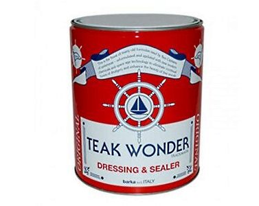 Teak Wonder Dressing & Sealer 4 Lt – Προστατευτικό και Σφραγιστικό Ξύλου Teak 1 Teak Wonder Dressing & Sealer 4 Lt can for teak wood protection