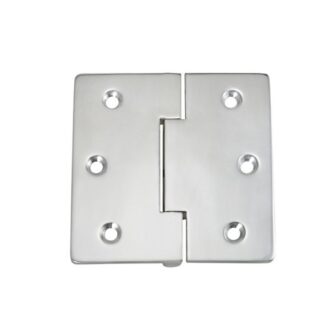 TEC stainless steel square hinge 127x127mm with 6 holes