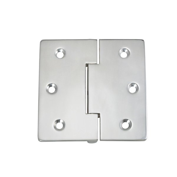 Μεντεσές Inox TEC 127×127 mm με 6 Τρύπες για Σκάφη 1 TEC stainless steel square hinge 127x127mm with 6 holes