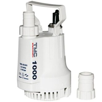 TMC top discharge bilge pump 12V 1000GPH 1750GPH