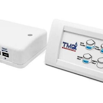 touch flush panel with control box for electric marine toilet