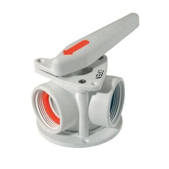 Trudesign three-way diverter ball valve with handle