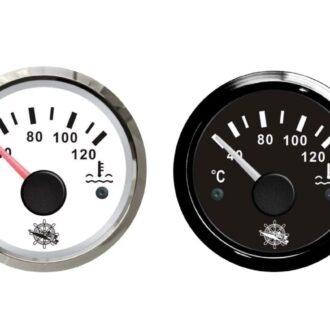Osculati water temperature gauge stainless steel Inox 316 bezel 40–120°C