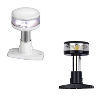 All-round 360° LED anchor light with white or black base