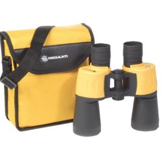 Autofocus 7x50 waterproof marine binoculars in yellow rubber housing