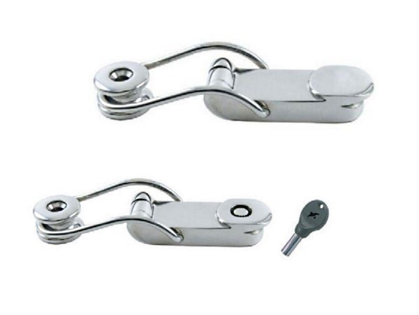 Κλείστρο Inox Cam Over 93×13 mm 1 Stainless steel 316 flush slam latch 50 mm