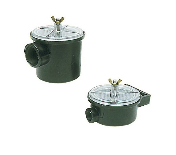 Φίλτρο Νερού Μηχανής Πλαστικό με Διαφανές Καπάκι 1 Marine engine raw water strainer with clear Makrolon lid