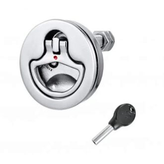 Stainless steel 316 flush hatch lock