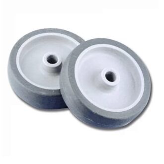 Gangway wheel for boat passerelle grey and white