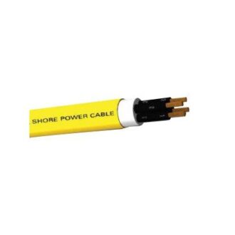 Marine shore power cable yellow – multi-core PVC insulated