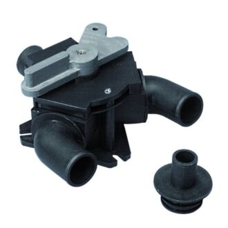 Marine Y-valve three-way waste valve 25–38mm