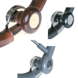 Osculati steering wheel spinner knob for boats – grey, black or wood finish