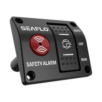 Seaflo bilge pump switch panel with alarm auto off manual