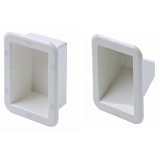 Flush mount polyamide niche Can-SB for boat shower