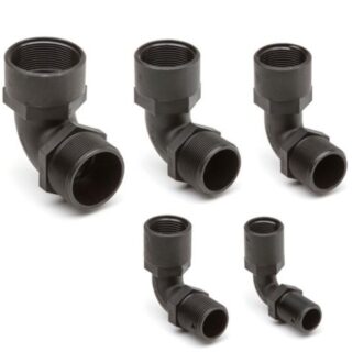 CanSB 90 degree threaded valve elbow fitting