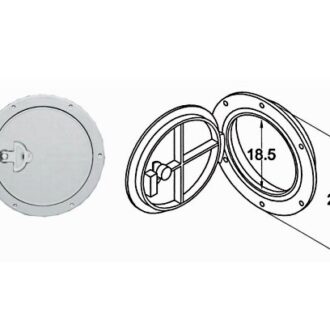 Round inspection hatch CanSB 270mm