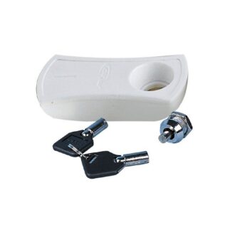 Hatch lock replacement kit with handle and keys