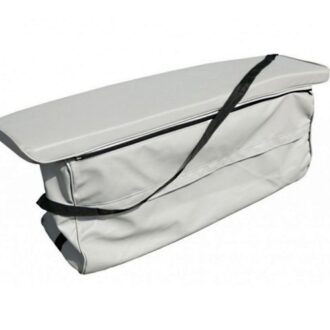 Inflatable boat seat storage bag