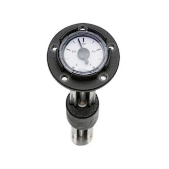 Mechanical fuel tank gauge analog dial