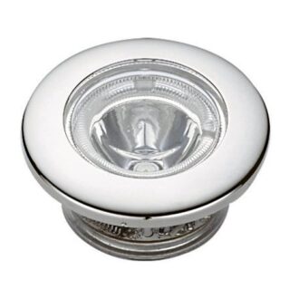 RGBW LED recessed dome light stainless steel rim