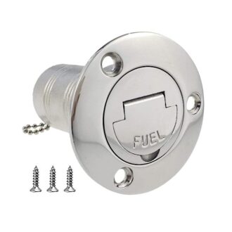 Stainless steel deck fill cap SS316 with flip key cover