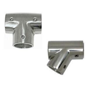 Stainless steel rail tee joint 22mm