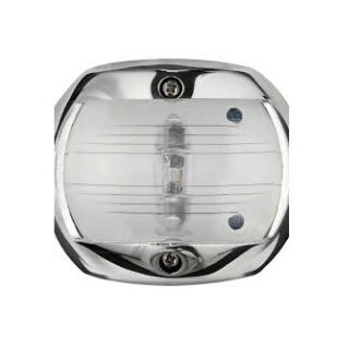 Oval stainless steel white LED navigation light