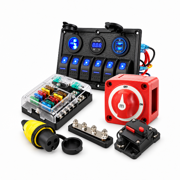 Marine electrical equipment – Switch panels, fuse boxes, battery switches and electrical components